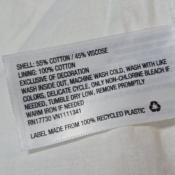 Knox Rose White Midi Dress Peasant-Style 
Boho Feminine Women's Size Medium - Picture 7 of 7